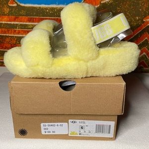 🔥🔥 🎁🛍Ugg women’s oh yeah slides size 6🔥🔥🎁.